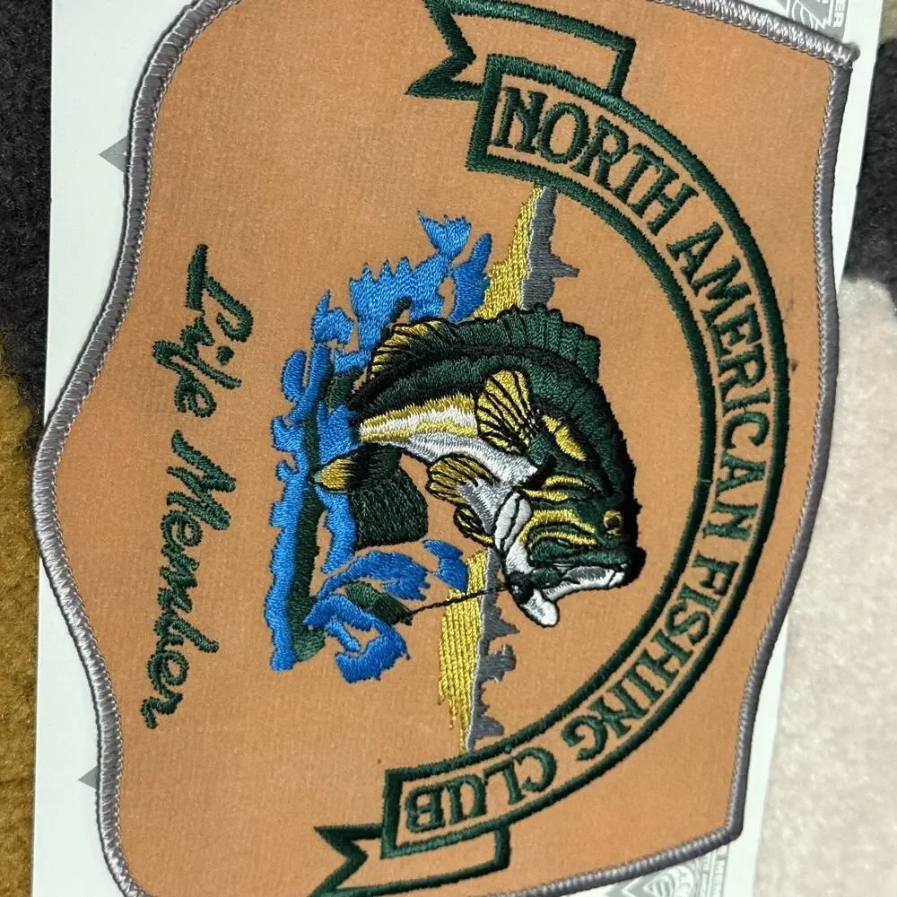 Vintage North American Fishing Club Life Member Patch 6